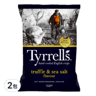 Tyrrells 泰勒思 洋芋片 黑松露海鹽  135g  2包