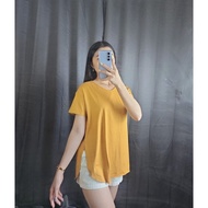 Oversized V-neck T-shirt | Jumbo women's t-shirts | Plain V-neck T-shirt