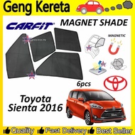 Magnetic Custom Fit Oem Car Sunshade / Sunshades / Sun shade - UV Proof & Reduce Heat For Toyota Sie
