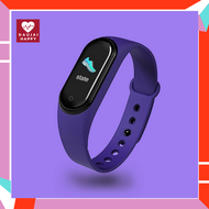 Daujai happy นาฬิกาวัดชีพจร (สีม่วง) M5 smartwatch Band ระดับออกซิเจนในเลือดนับก้าว นาฬิกาวัดชีพจร ความดัน นาฬิกาวัดหัวใจบลูทู ธ : 4.0  กันน้ำ: IP67 นาฬิกาเด็ก นาฬิกาเพื่อสุขภาพ นาฬิกาเด็กสมาทวอช นาฬิกา นาฬิกาผู้ใหญ่ นาฬิกาข้อ สมาร์ทวอทช์ watch