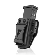 Forcenter Mag Carrier IWB/OWB Magazine Holster Kydex Mag Holster for 9mm/.40/.45ACP Double & Single 