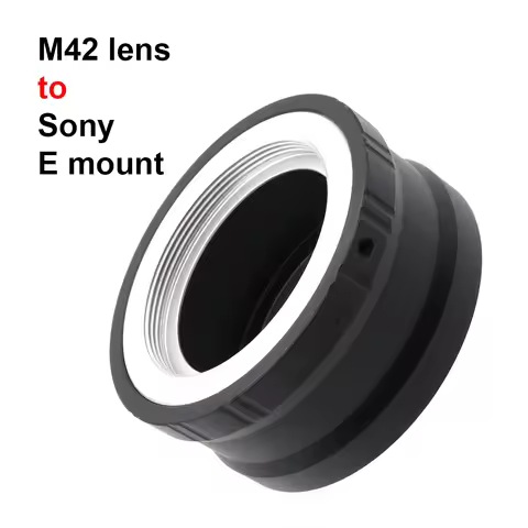 M42-NEX For M42 Lens - Sony E / FE Mount Adapter Ring for M42 (42x1mm) Mount Lens and Sony E / FE Ca