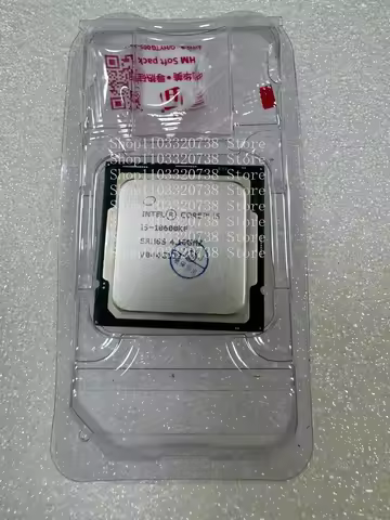 FOR Used Intel Core i5-10600KF Desktop Processor 6-Core 12-Wire CPU LGA1200 SRH6S-