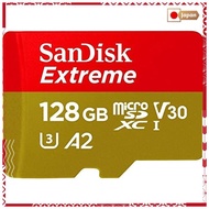 SanDisk MicroSD 128GB UHS-I U3 V30 Write Up to 90MB/s Full HD & 4K SanDisk Extreme SDSQXAA-128G-GN6M