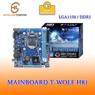 Motherboard T-Wolf H81 (Socket 1150, HDMI VGA NVMe DDR3) - Genuine