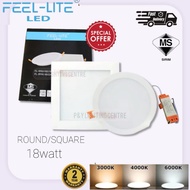 FEEL LITE RRA/SSA  18W LED DOWNLIGHT DAYLIGHT 6400K (Round)