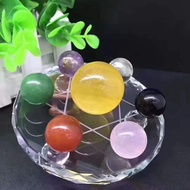 7 Chakra set with stand / Seven chakra set