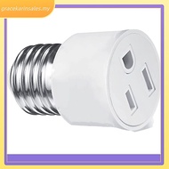 [GRKN]Light Socket To Plug Adapter Outlet Plug Converter E26 Bulb Socket Adapter