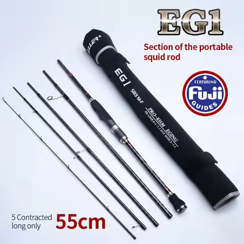 2024 Lurekiller New Portable Travel Egi Fishing Rod 764ML/835M Japan Full Fuji Guides Toray High Car