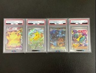 PSA10 Pokemon Card 比卡超 噴火龍 黑噴 X噴 Y噴 太晶 30週年 寶可夢卡牌 寵物小精靈 PSA 評級卡 鑑定卡 Pikachu Charizard Gengar Eevee U