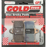 Ready Stock GOLDfren Metal Sintered FA252 HH Pad R1 Brake Pad R6 Gemini FZ1 FZ6 MT07 MT09 T-MAX Yama
