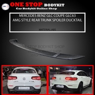 MERCEDES BENZ GLC COUPE GLC63 AMG STYLE REAR TRUNK SPOILER DUCKTAIL WITH PAINT (PIANO BLACK) ABS SKI