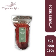 [ZIP LOCK] Annatto Seeds Atsuete 50g 100g 250g - Spice️ THYME & SPICE CC