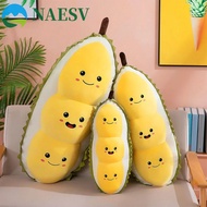 NAESV Durian Hugging Pillow, Fluffy Collection Fruit Durian Plush Pillow, Cartoon 30cm Appease Soft 