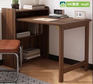 [®樂家mall]Folding Desk實木折疊書桌  書架  儲物架  書櫃 轉角櫃  學習桌