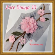 3D Bunga Tampal /3D Lace Patch