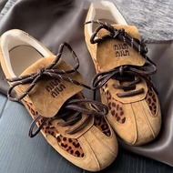 Shoes Sneakers Clogs Design Leopard Print Training Shoes For Womens Autumn New Style Stylish Double 