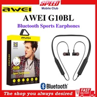 AWEI G10BL Neckband Wireless Bluetooth-compatible Sport Earphones Waterproof In-ear Stereo Quality Sound Magnetic Earbud