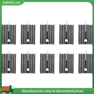 [in ]10 Pcs 21x15x11mm Black Aluminum Heat Sink for TO-220 Mosfet Transistors