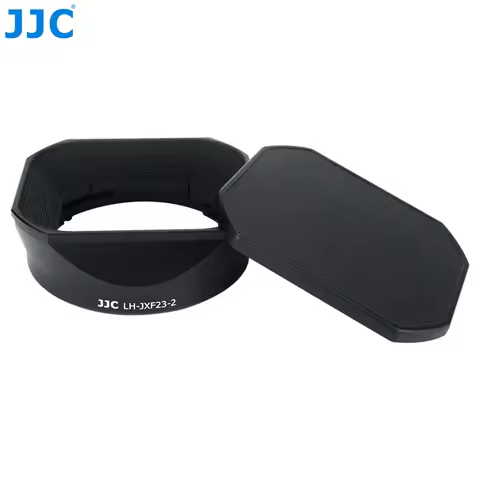JJC LH-XF23 II Metal Square Lens Hood for Fujifilm Fuji XF 33mm F1.4 R LM WR Lens on Fuji XT4 XT3 XT