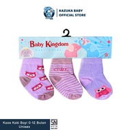 Kazuka Baby - Newborn Baby Socks 0-12 Months 3 Pairs Baby Socks Kids Socks
