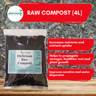 Pherotools Raw Compost (4L) Organic Compost Kompos Organik for Potting Mix (Baja Organik) Tanah Sema