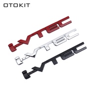OTOKIT 3D IVTEC Logo Metal Emblem Badge Decals Car Sticker for Honda City cb400 i-VTEC vfr800 Civic 