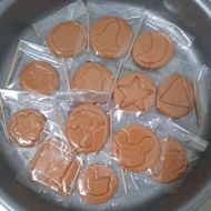 Dalgona Candy Isi 10 Pcs / DALGONA CANDY FREE BOX / PERMEN SQUID GAME DIAMETER 7CM-8CM / DALGONA CAN