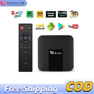 Android TV Box TX3 Mini Amlogic S905W2 Caj Android Converter tx3 TV Box Ram 2GB Rom 16GB TX