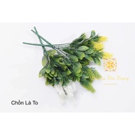 Fake flowers_point branches, large-leaved mink branches