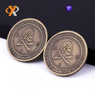 Metal Game Coin Customized Video Game City Lucky Draw Token Retro Painted Coin Game Coin Commemorati