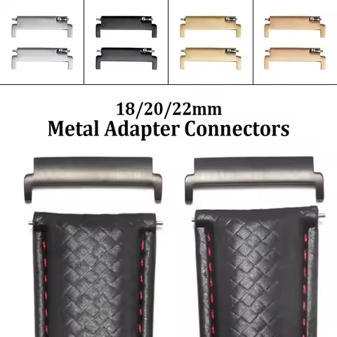 1Pair Strap Metal Adapter 18mm To 20/22mm,20mm To 18/20/22mm,22mm To 18/22mm Quick Release Pin Conne