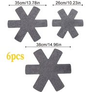 TEMU 6pcsheavy-duty Cookware Protectors For Induction/gas/electric Stoves, Scratch-resistant Pattern