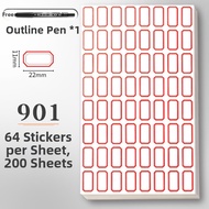 XUEDELE | Blank Sticker Label Paper