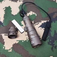 SOTAC Tactical Flashlight M340C M340V M600DF M640V M640DF กับสายหางสัตว์ หัวมงกุฎ ไฟ LED 5 ระดับ ควา