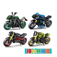 Senbao Building Blocks SB714548- 51 Motorcycle Educational Assembling [Building Republic]