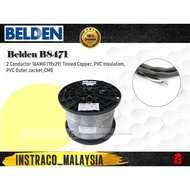 Belden 8471 Multi-Conductor 16 AWG High-Conductivity Copper Speaker Cable with Twisted Jacketed Conn