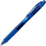 Pentel Knock Gel Ballpoint Pen Energel X, 0.7mm Regular Triagle Tip, Blue Ink (BL107-C)