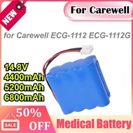14.8V 4400/5200/6800mAh for Carewell ECG-1112 ECG-1112G 12 Lead Digital ECG Machine Medical ECG Mach