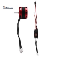 For RC SCX24 TRX4M 1/18 1/24 Crawler Car 2204 2100kv PH3.0 Brushless Outrunner Motor with 30A ESC