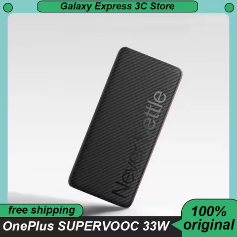 OnePlus SUPERVOOC 33W Power Bank 10000mAh Large Capacity Mobile Power Bank Portable Fast Charging Cu