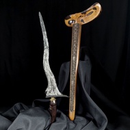 Keris Jangkung Mangkurat Pamor Beras Wutah