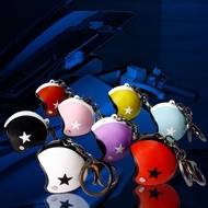 MAGNUM BELL STAR KEY CHAIN HELMET RED-WHITE