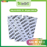 Genuine A3 EXCEL paper 70 gsm (400 sheets) thick and bright white from NSX with full label packaging