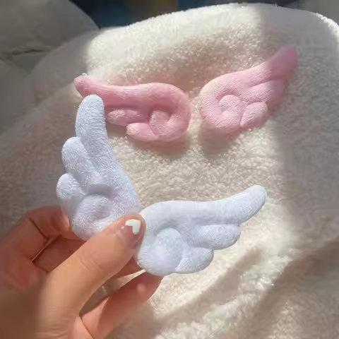 2pcs/4pcs Angel Wings Super Cute Angel Wing Plush Hairpin Girl Hair Clip Accessories Barrettes Hairg
