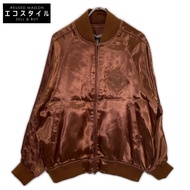 Couture de Adam 24AW-104 棕色人造絲刺繡橫須賀夾克/緞面夾克 40碼 [二手]