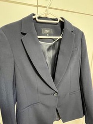 G2000深藍女西裝連裙