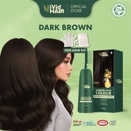 ViVid HAIR Halal Hair Colour Ginger Dye 400ml Telus Air Tutup Uban Tanpa Bleach Perwarna Rambut Mesr