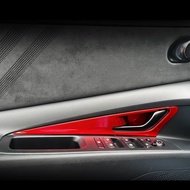 Red Style Interior Door Panel Trim Door Cover Inner Door Handle Panel Compatible with Hyundai Elantr