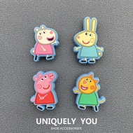 jibbitz crocs  charm      Suitable for upper decorative buckle rubber Peppa Pig series      fashion 